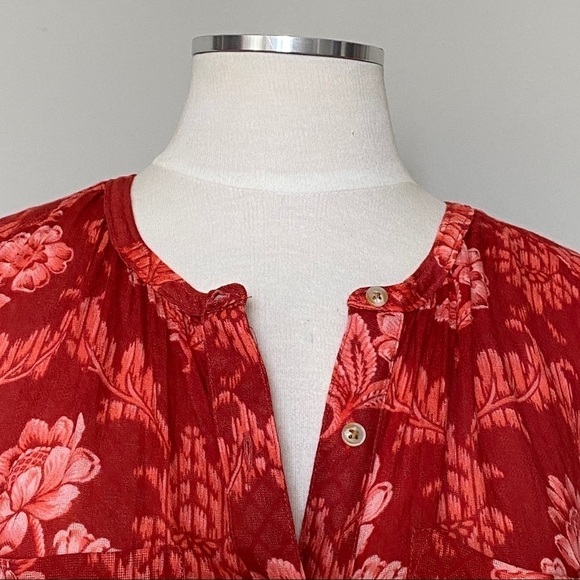 Anthro Akemi + Kin Coconino Floral Button Down Top - Picture 5 of 12